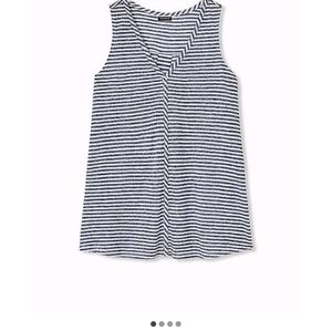 NWOT torrid Navy and White Swing Tank